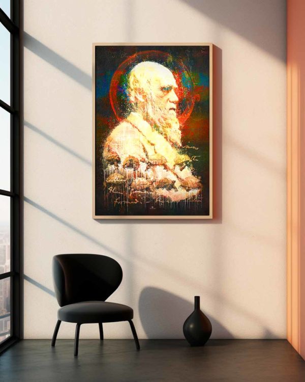 Charles Darwin 02 Framed Vertical 1080x1350