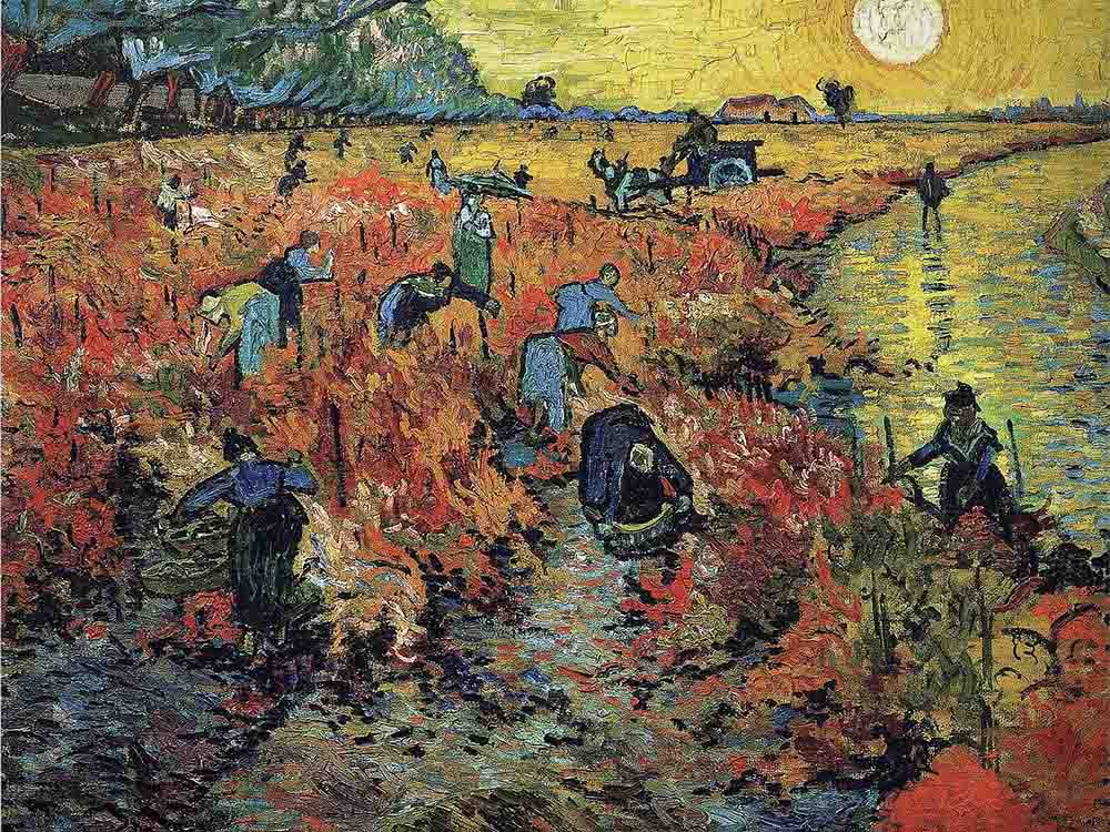 Louis Vuitton -  A Wheatfield with Cypresses by Van Gogh Masters