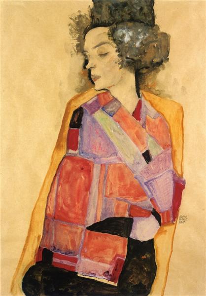 The Daydreamer (Gerti Schiele) Egon Schiele 1911