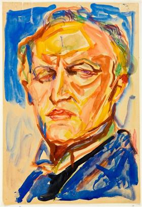 Edvard Munch, Selvportrett 1926