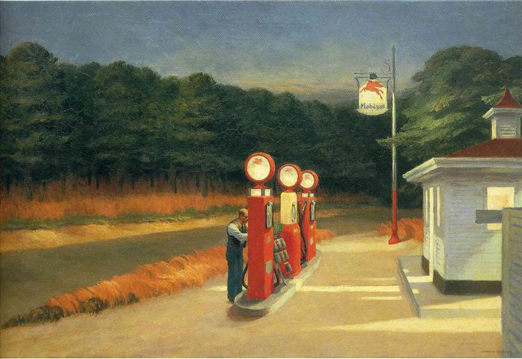 Gas, 1940 Oil on Canvas