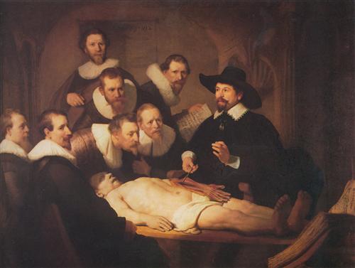 The Anatomy Lesson of Dr. Nicolaes Tulp 1632 Mauritshuis, Hague, Netherlands