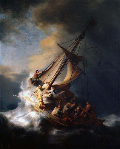 The Storm on the Sea of Galilee 1633 Isabella Stewart Gardner Museum (Fenway Court), Boston, MA, US