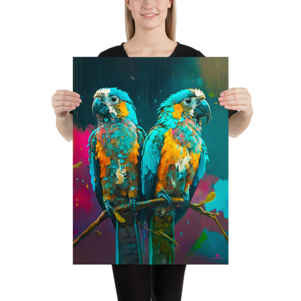 JoeLatimer.com-Pair-of-Pollys-enhanced-matte-paper-poster-(in)-18x24