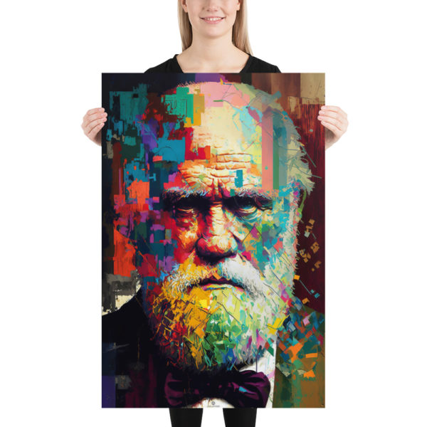 Charles Darwin 2 Poster - 24″×36″