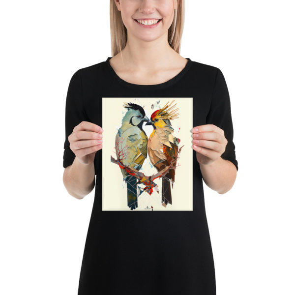 Love Birds Poster 8"x10"