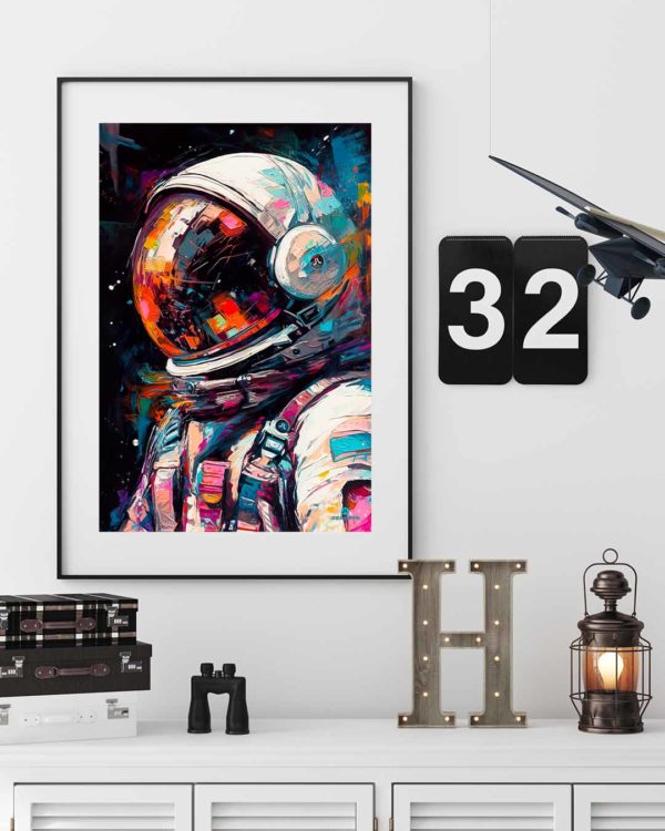 Astronaut 04 Framed Vertical 1080x1350
