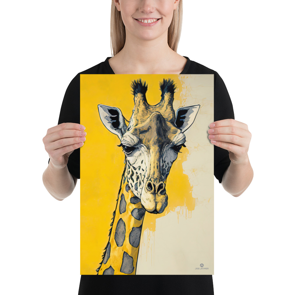 Giraffe Poster - Joe Latimer | A Creative Digital Media Artist | Winter  Park, FL