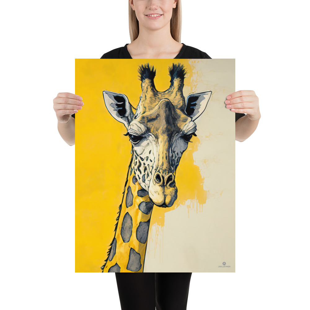Giraffe Poster - Joe Latimer | A Creative Digital Media Artist | Winter  Park, FL