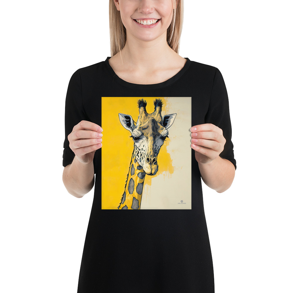 Digital - FL Media | Artist Poster Park, | Joe A Latimer Creative Winter Giraffe