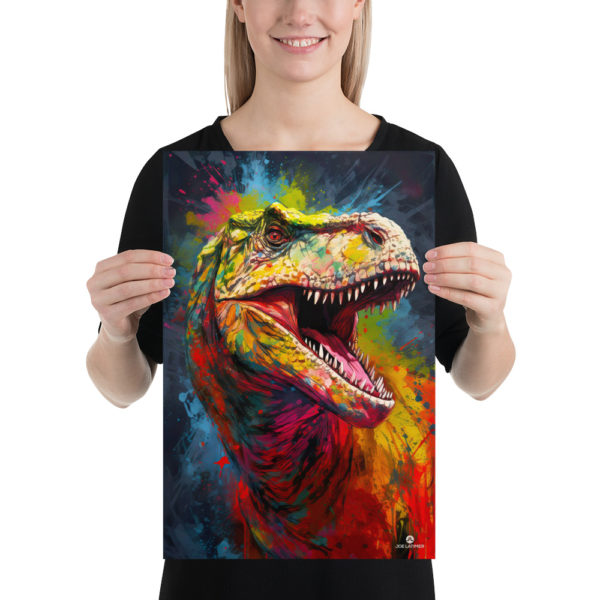 JoeLatimer.com-Tyrannosaurus-Rex-2-enhanced-matte-paper-poster-(in)-12x18