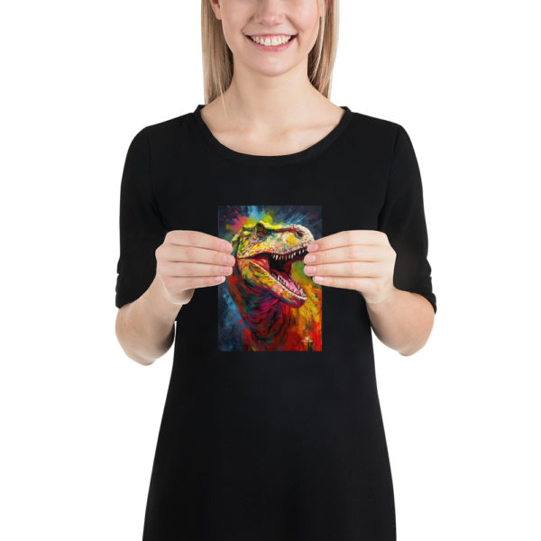 JoeLatimer.com-Tyrannosaurus-Rex-2-enhanced-matte-paper-poster-(in)-5x7