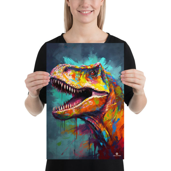 JoeLatimer.com-Tyrannosaurus-Rex-enhanced-matte-paper-poster-(in)-12x18