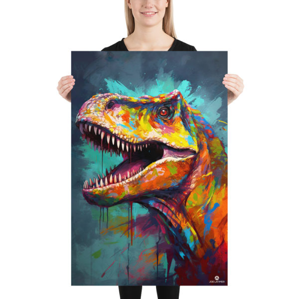 JoeLatimer.com-Tyrannosaurus-Rex-enhanced-matte-paper-poster-(in)-24x36