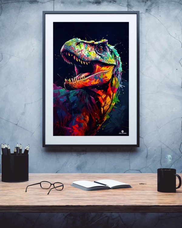 Tyrannosaurus Rex 3 04 Framed Vertical 1080x1350
