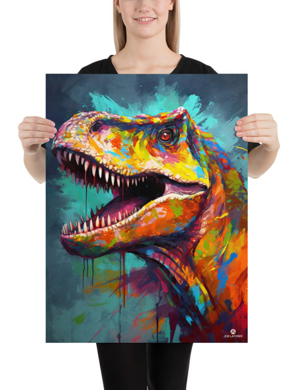 JoeLatimer.com-Tyrannosaurus-Rex-enhanced-matte-paper-poster-in-18x24.jpg