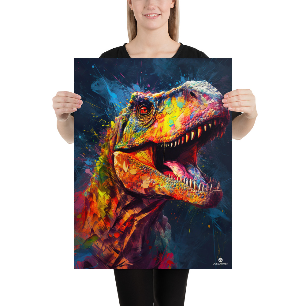 Jurassic World T-rex Dinosaur Poster