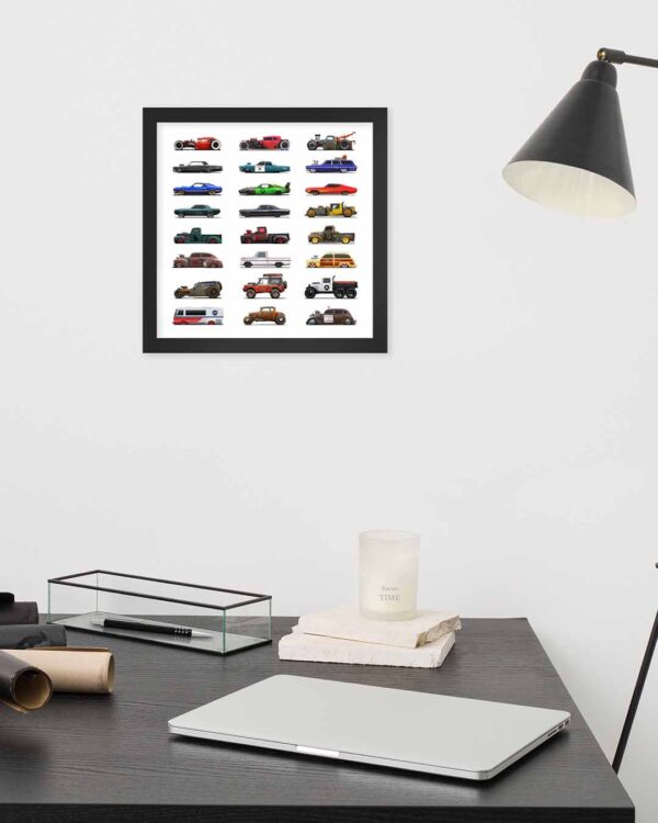 JoeLatimer.com - Joe's Auto Series - 12x12 Black Framed Poster 04 1080x1350