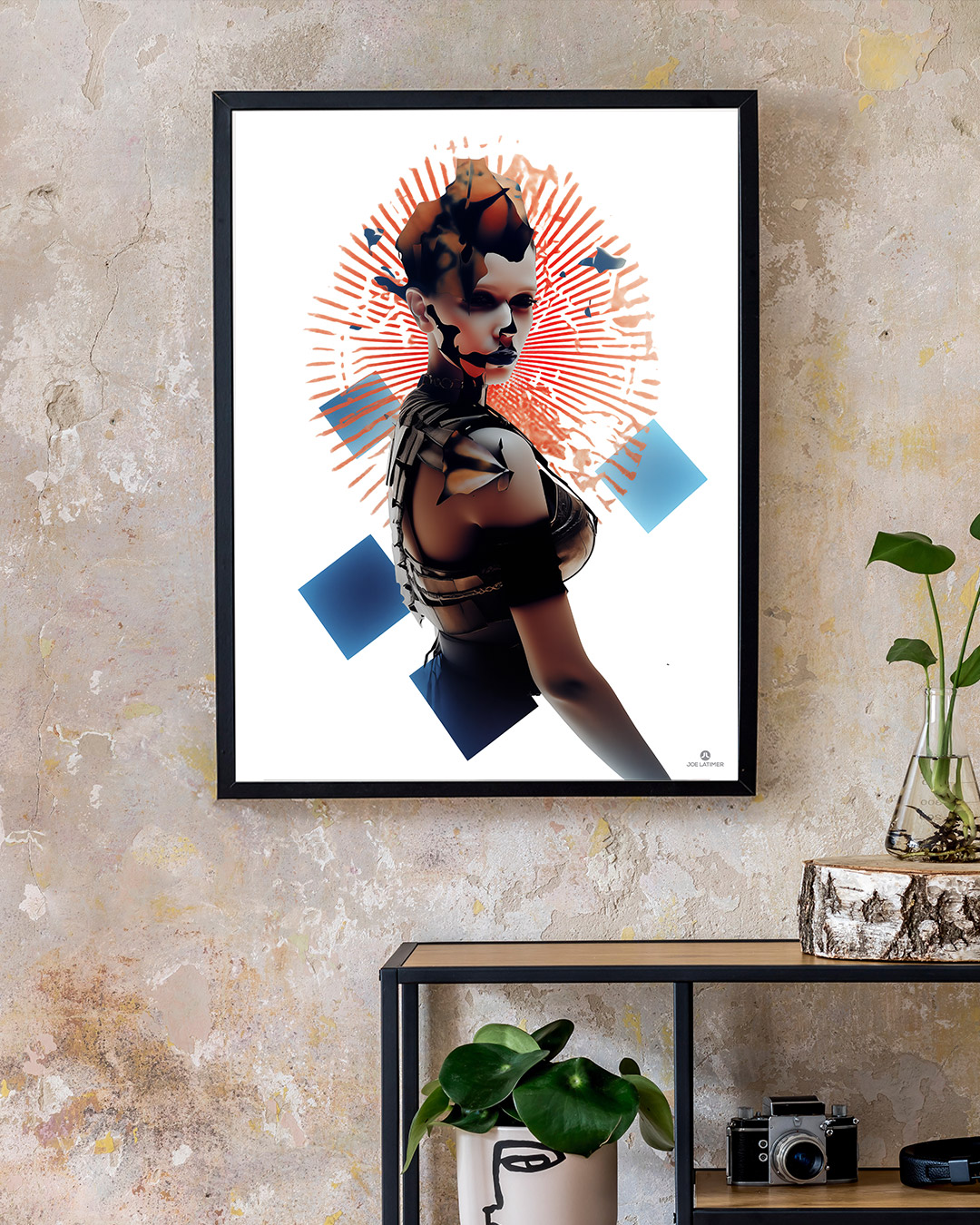 Synthetic Siren 3 Framed 1080x1350 joelatimer.com