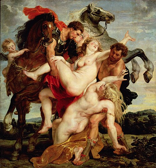 Peter Paul Rubens - The Rape of the Daughters of Leucippus (1617)
