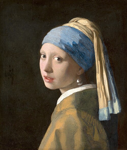Girl with a Pearl Earring (1665) by Johannes Vermeer