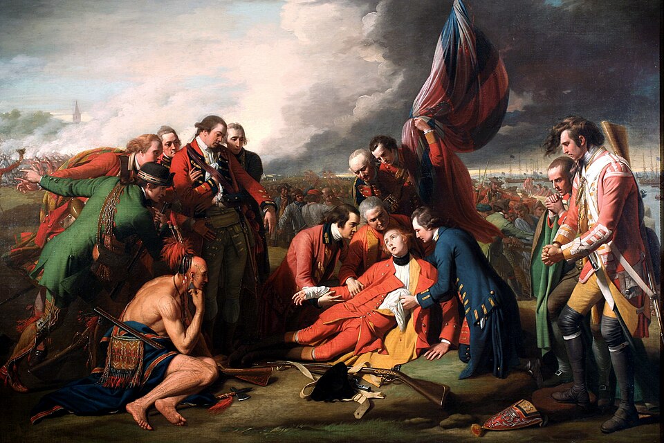 The Death of General Wolfe (1770) by Benjamin West