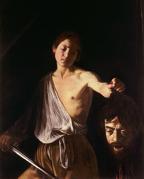 David with the Head of Goliath (1609-1610) by Caravaggio