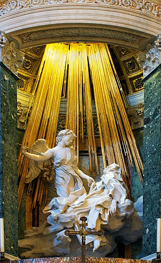 The Ecstasy of Saint Teresa (1647-1652) by Gian Lorenzo Bernini