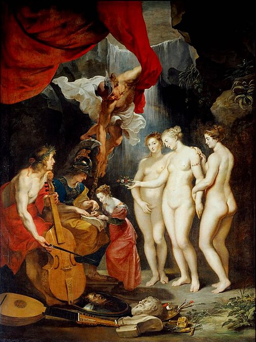 The Education of the Princess (1622-1625) by Peter Paul Rubens