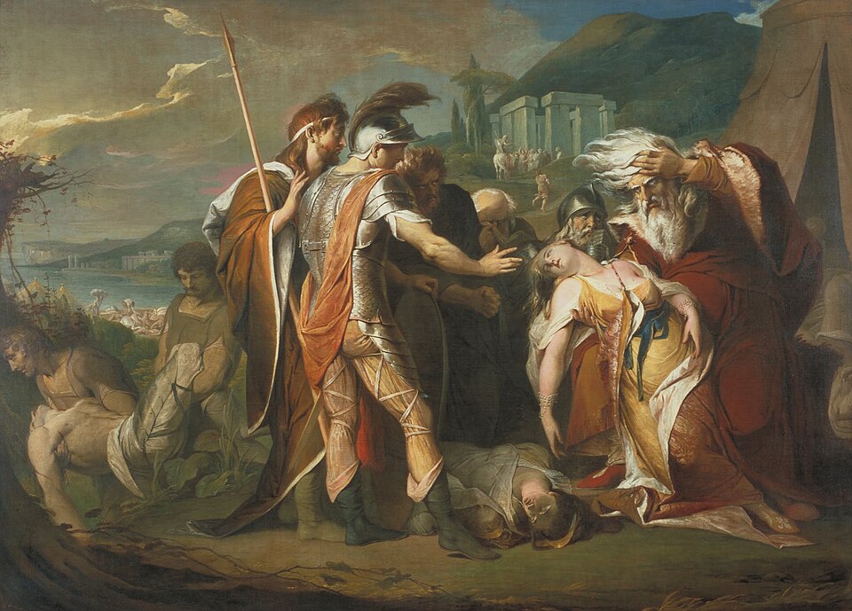 King Lear Weeping over the Dead Body of Cordelia (1788) by James Barry