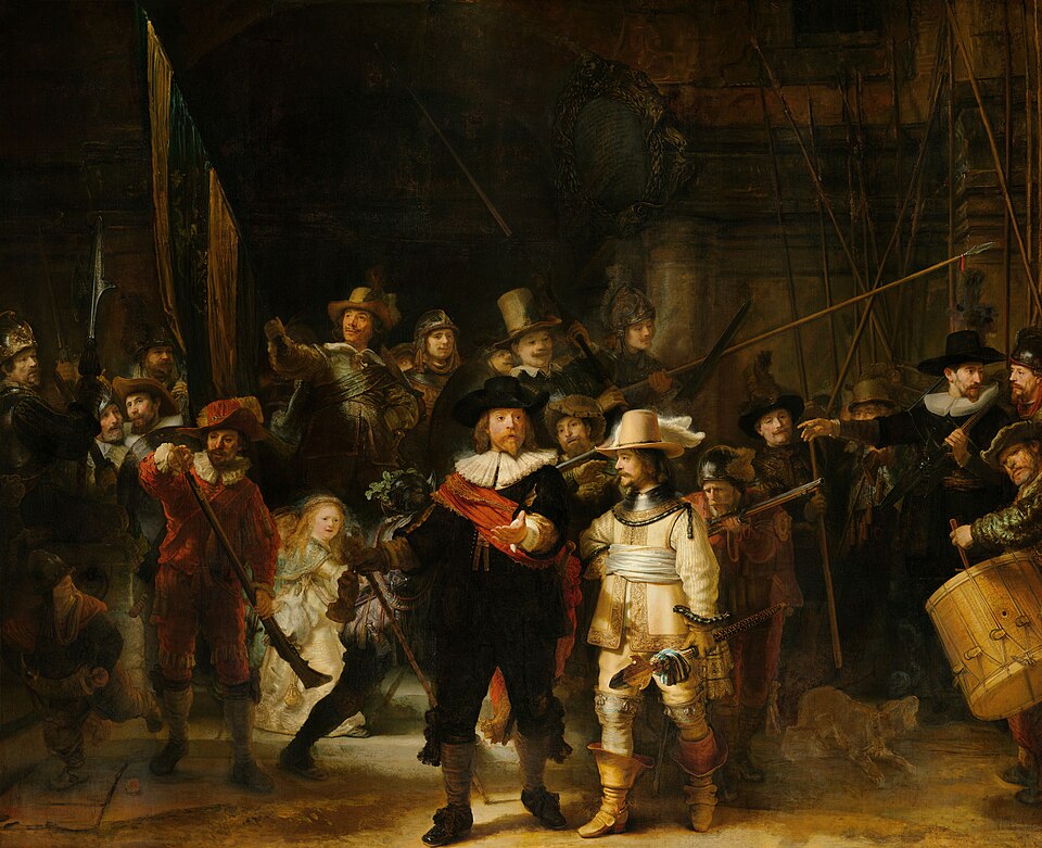 The Night Watch (1642) by Rembrandt van Rijn
