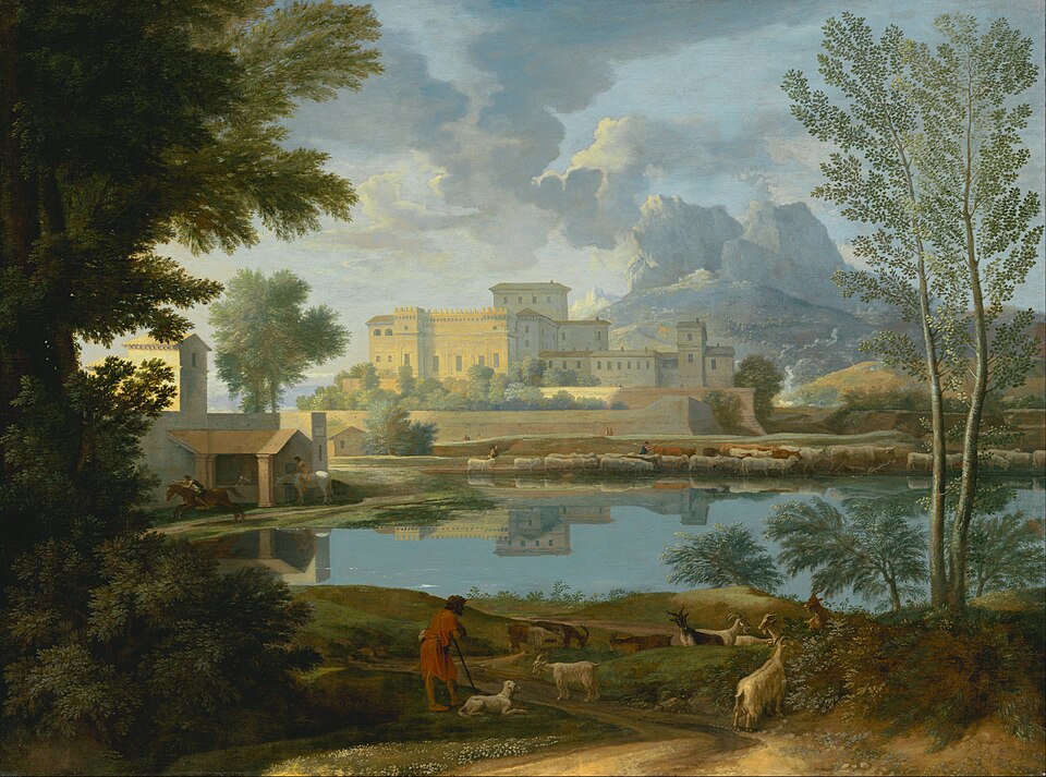 Landscape with a Calm (1650-1651) by Nicolas Poussin